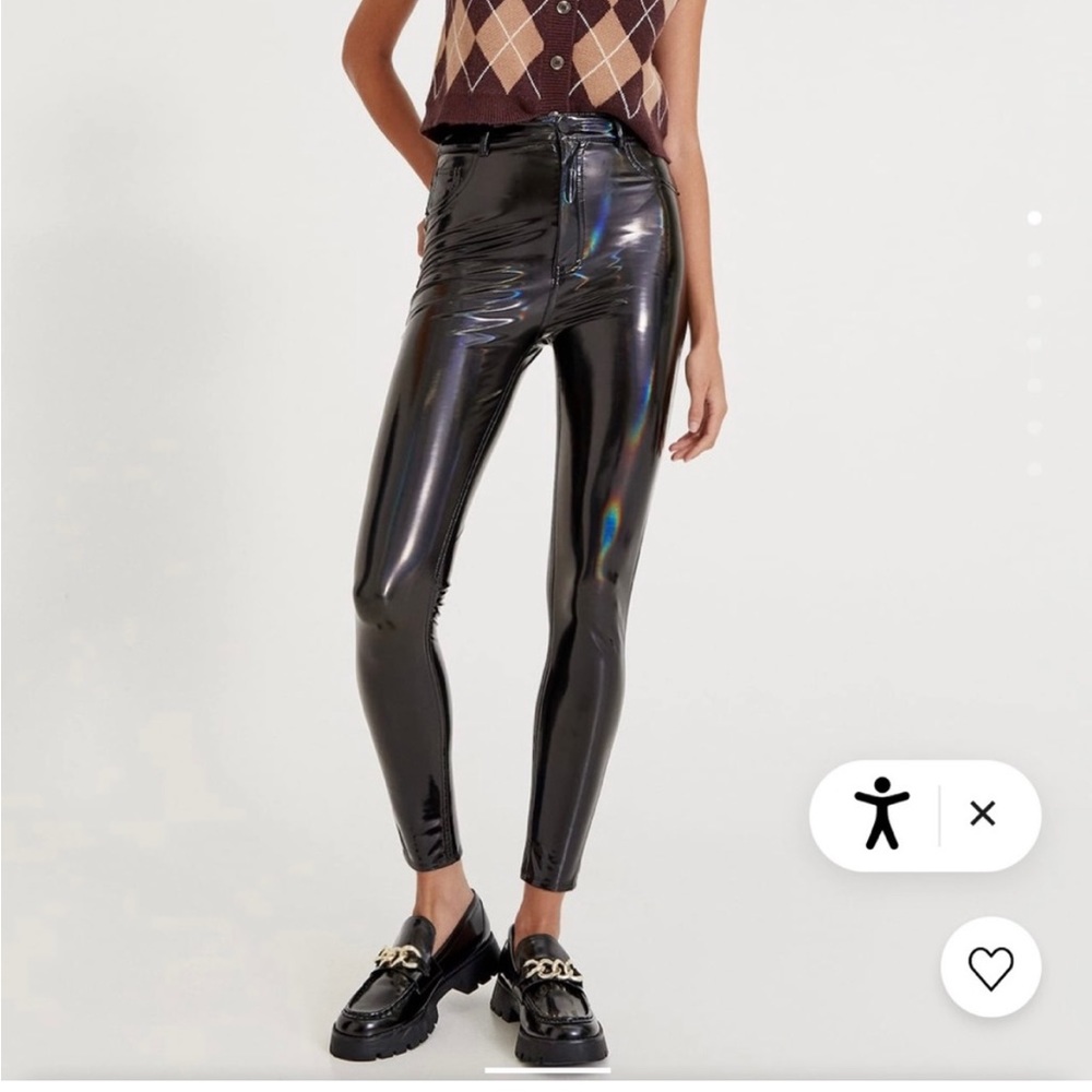 Vinyl pants